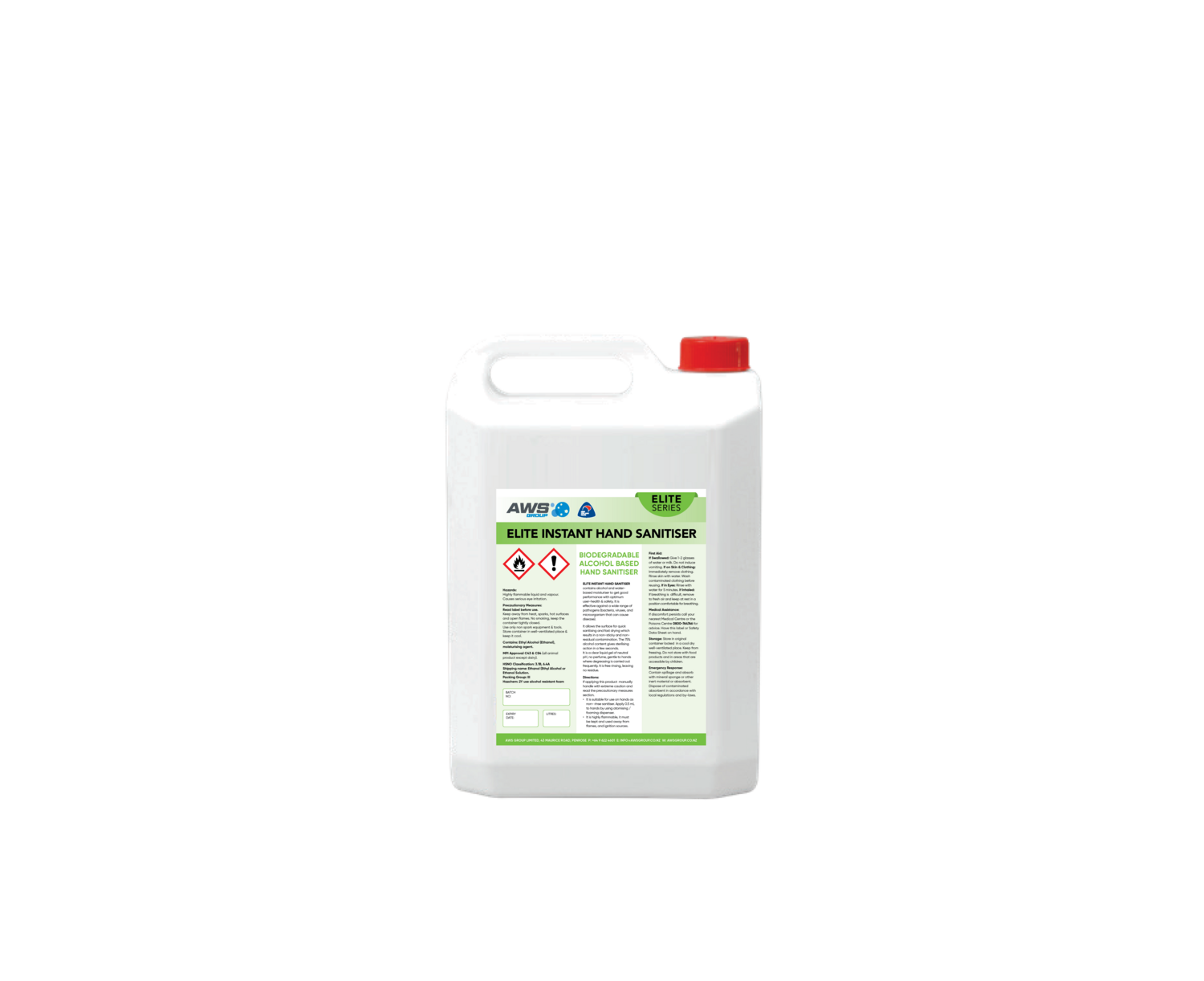 Elite Instant Hand Sanitiser image 3